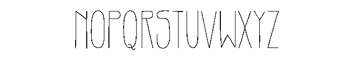 Gentil Regular Font LOWERCASE