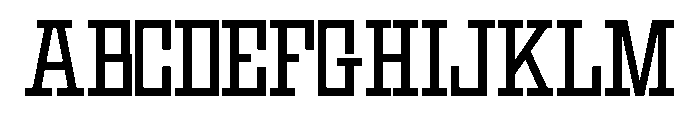Geometric Condensed Light Font UPPERCASE