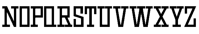 Geometric Condensed Light Font UPPERCASE