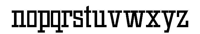 Geometric Condensed Light Font LOWERCASE