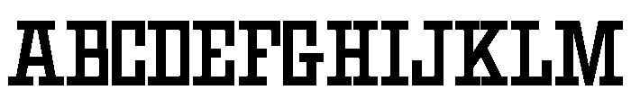 Geometric Condensed Regular Font UPPERCASE