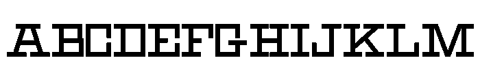 Geometric Light Font UPPERCASE