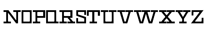 Geometric Light Font UPPERCASE