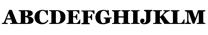 Georgia Pro Black Font UPPERCASE