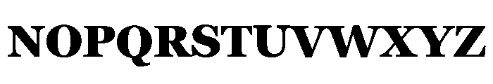 Georgia Pro Black Font UPPERCASE