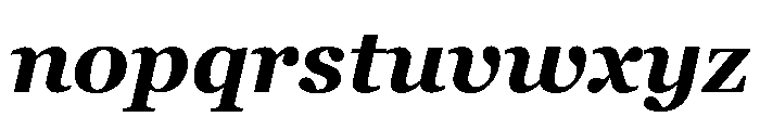 Georgia Pro Bold Italic Font LOWERCASE