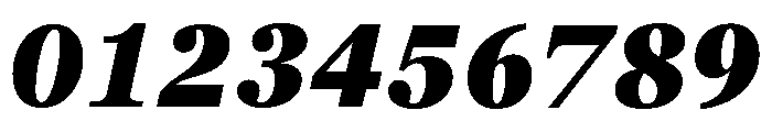 Georgia Pro Condensed Black Italic Font OTHER CHARS