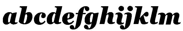 Georgia Pro Condensed Black Italic FONT