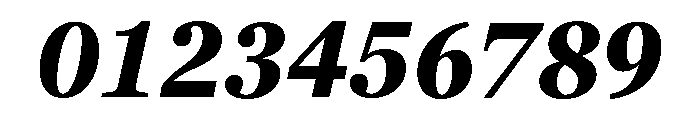 Georgia Pro Condensed Bold Italic Font OTHER CHARS