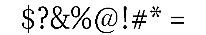 Georgia Pro Condensed Light Font OTHER CHARS