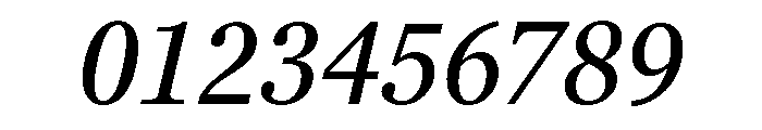 Georgia Pro Condensed Regular Italic Font OTHER CHARS