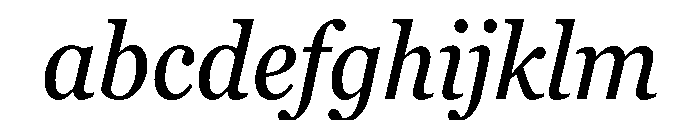 Georgia Pro Condensed Regular Italic FONT