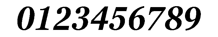 Georgia Pro Condensed Semi Bold Italic Font OTHER CHARS