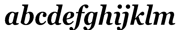 Georgia Pro Condensed Semi Bold Italic FONT
