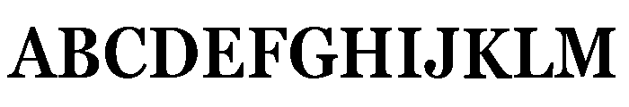 Georgia Pro Condensed Semi Bold Font UPPERCASE