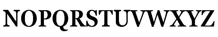 Georgia Pro Condensed Semi Bold Font UPPERCASE
