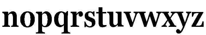 Georgia Pro Condensed Semi Bold Font LOWERCASE