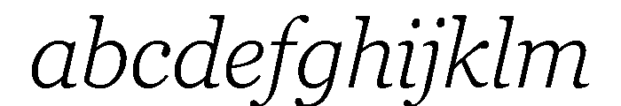 Georgia Pro Light Italic FONT