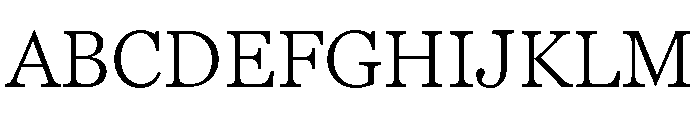 Georgia Pro Light Font UPPERCASE
