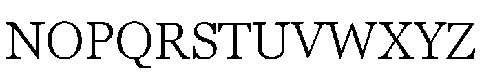 Georgia Pro Light Font UPPERCASE