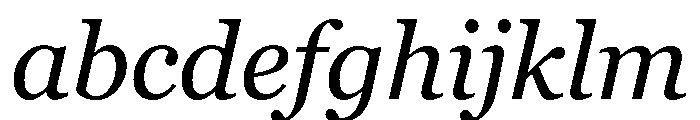 Georgia Pro Regular Italic FONT