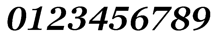 Georgia Pro Semi Bold Italic Font OTHER CHARS