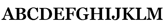 Georgia Pro Semi Bold Font UPPERCASE