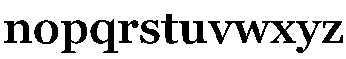Georgia Pro Semi Bold Font LOWERCASE