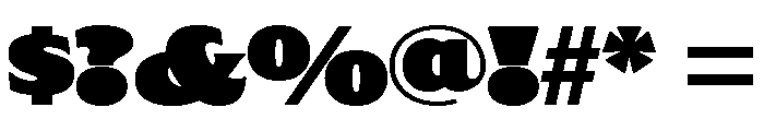 Gertie Black Font OTHER CHARS