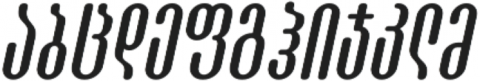 GF Aisi Mt Bold Italic otf (700) Font UPPERCASE