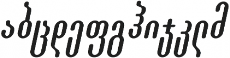 GF Aisi Nus Bold Italic otf (700) Font LOWERCASE