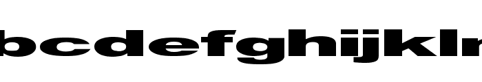 GF Vienna heavy Font LOWERCASE