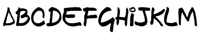 GFAM Comic Font LOWERCASE