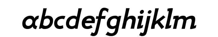 GFS Neohellenic Bold Italic Font LOWERCASE