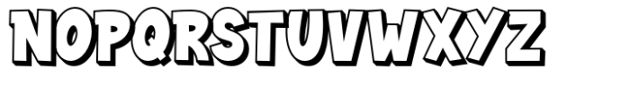 GF Dumbo Extrude Font UPPERCASE