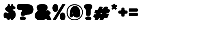 GF Fatstar Font OTHER CHARS