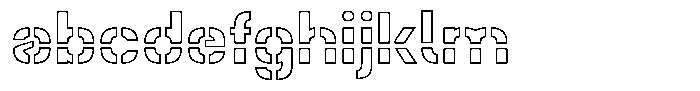 GFT Canottieri Bold Outline FONT