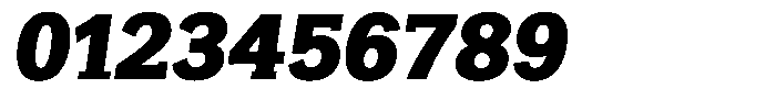 GFT Murrina Plus Black Italic Font OTHER CHARS