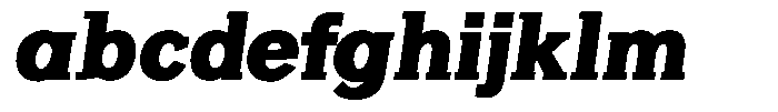 GFT Murrina Plus Black Italic FONT