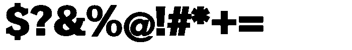 GFT Murrina Plus Black Font OTHER CHARS