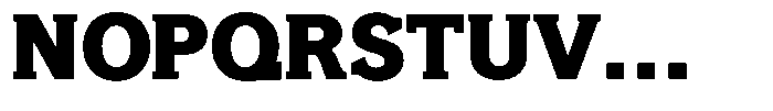 GFT Murrina Plus Black Font UPPERCASE
