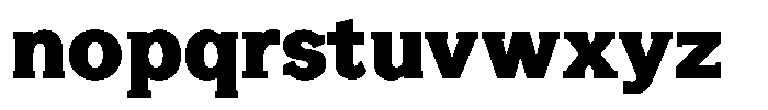 GFT Murrina Plus Black Font LOWERCASE
