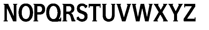 GFT Murrina Plus Bold Condensed Font UPPERCASE