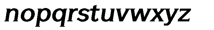 GFT Murrina Plus Bold Italic Font LOWERCASE
