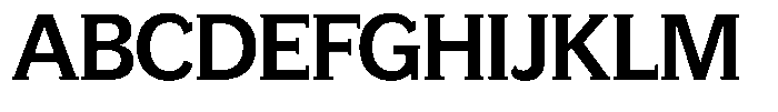 GFT Murrina Plus Bold Font UPPERCASE