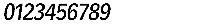 GFT Murrina Plus Condensed Italic Font OTHER CHARS
