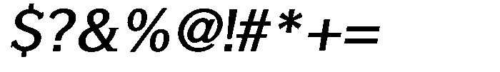 GFT Murrina Plus Italic Font OTHER CHARS