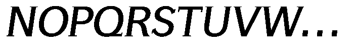 GFT Murrina Plus Italic Font UPPERCASE