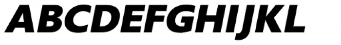 Gf H2O Sans Black Italic Font UPPERCASE
