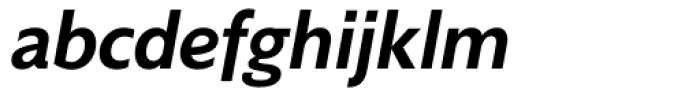 Gf H2O Sans Bold Italic Font LOWERCASE